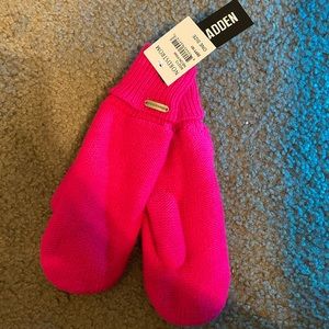 Hot Pink Steve Madden Mittens